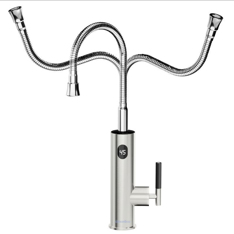 Stainless Steel Digital Display Electric Faucet