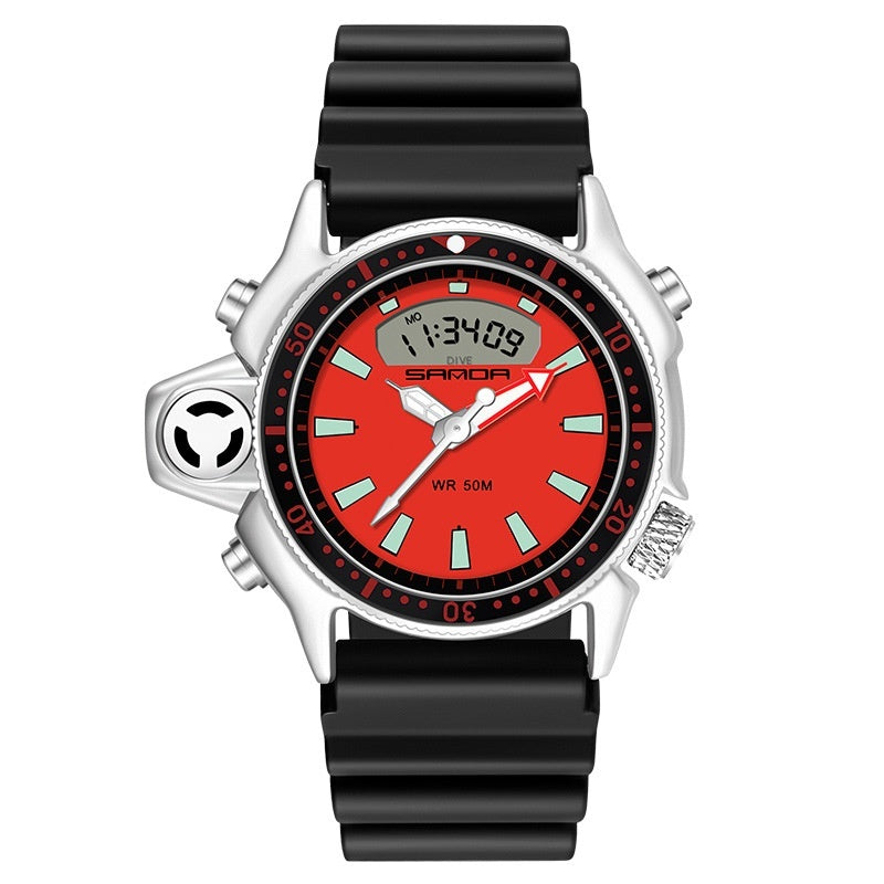 Sports Multifunctional Outdoor Waterproof Large Dial Watch