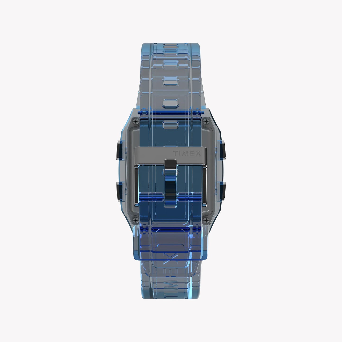 Timex Unisex Blue Resin Watch, Transparent Blue | TW2W45100-1