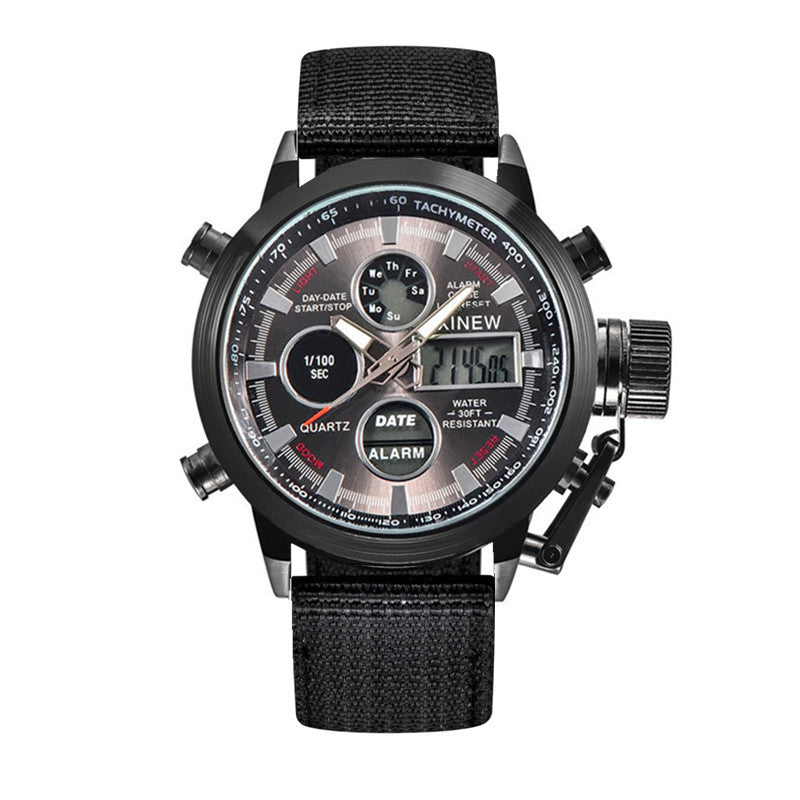 Men's Fashion Belt Multi-functional Watch