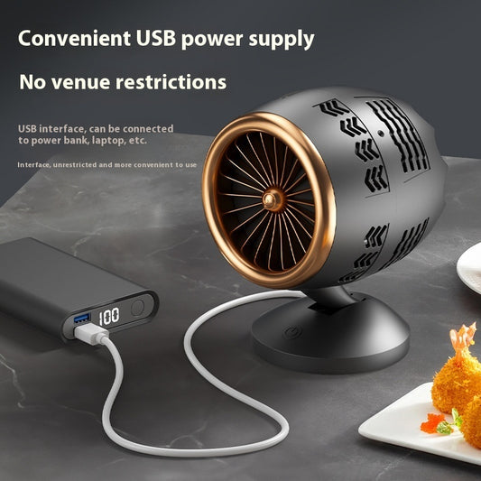 Household Portable Small Desktop Kitchen Ventilator