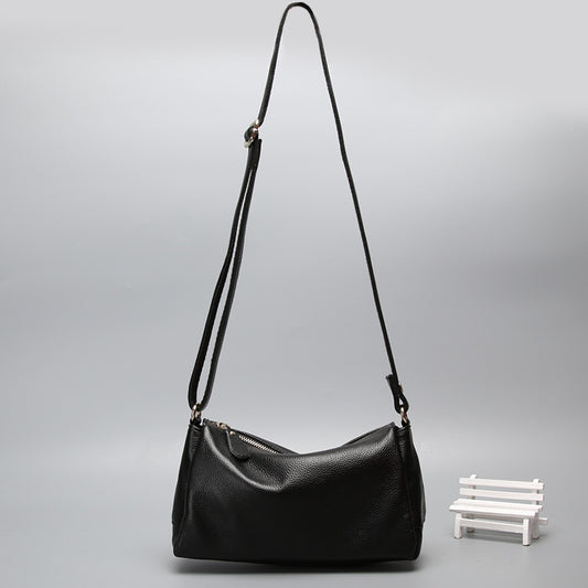 Casual Simple One-shoulder Crossbody Women's Soft Leather Bag