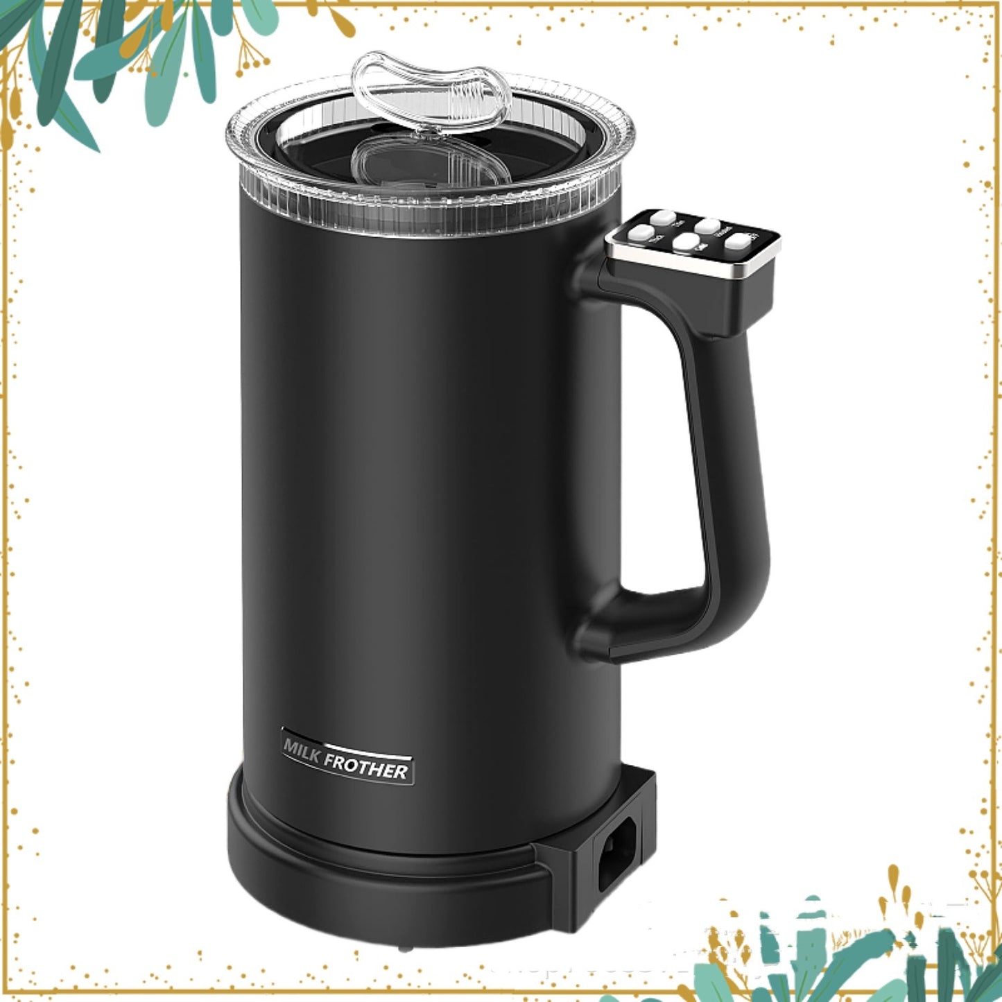 Hot And Cold Double Electric Milk Frother Coffee Latte