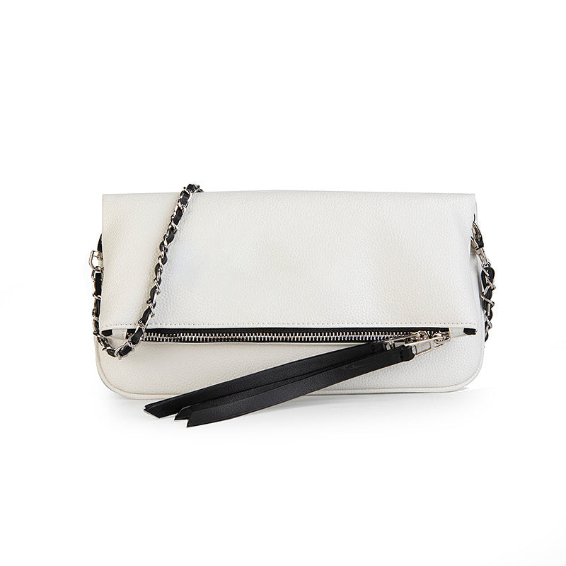 Fashion Chain Folding Clutch Women's Shoulder Messenger Bag
