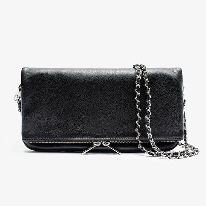 Fashion Chain Folding Clutch Women's Shoulder Messenger Bag