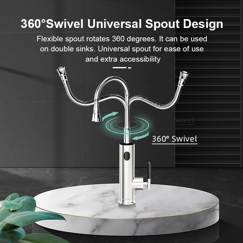Stainless Steel Digital Display Electric Faucet