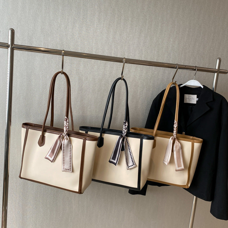 Advanced Texture Winter Commuter Tote Shoulder Bag