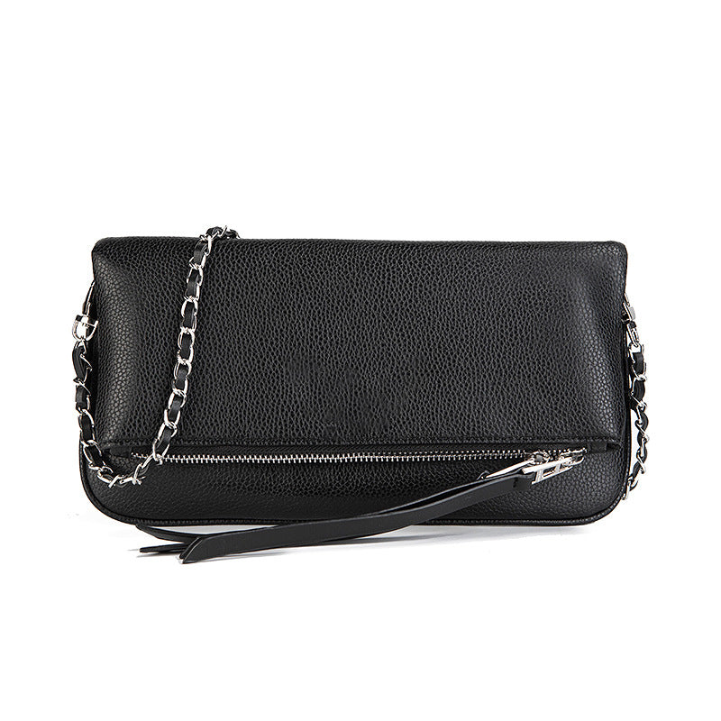 Fashion Chain Folding Clutch Women's Shoulder Messenger Bag