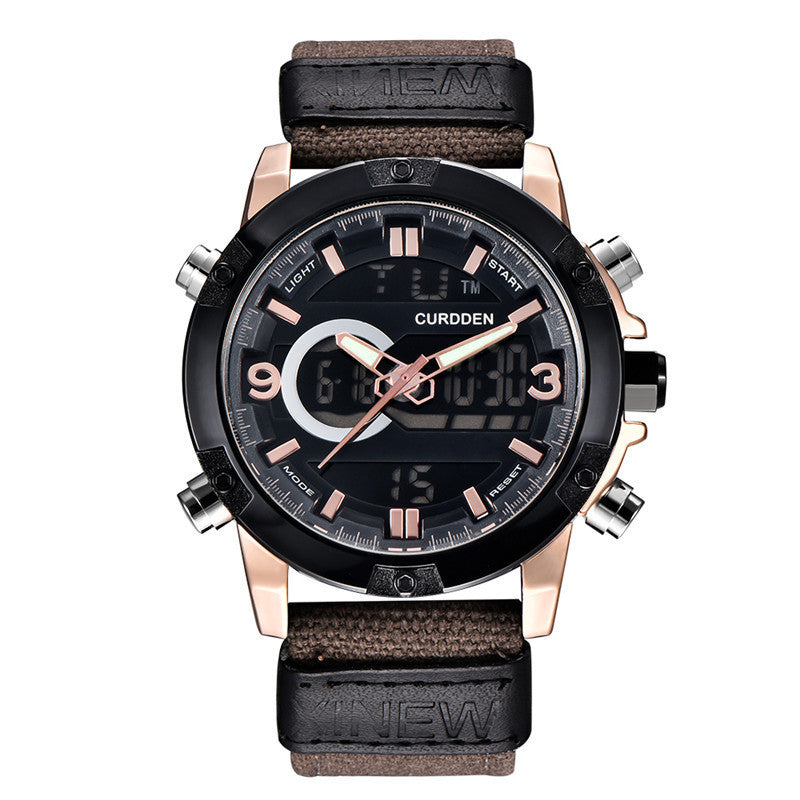 Men's Fashion Belt Multi-functional Watch