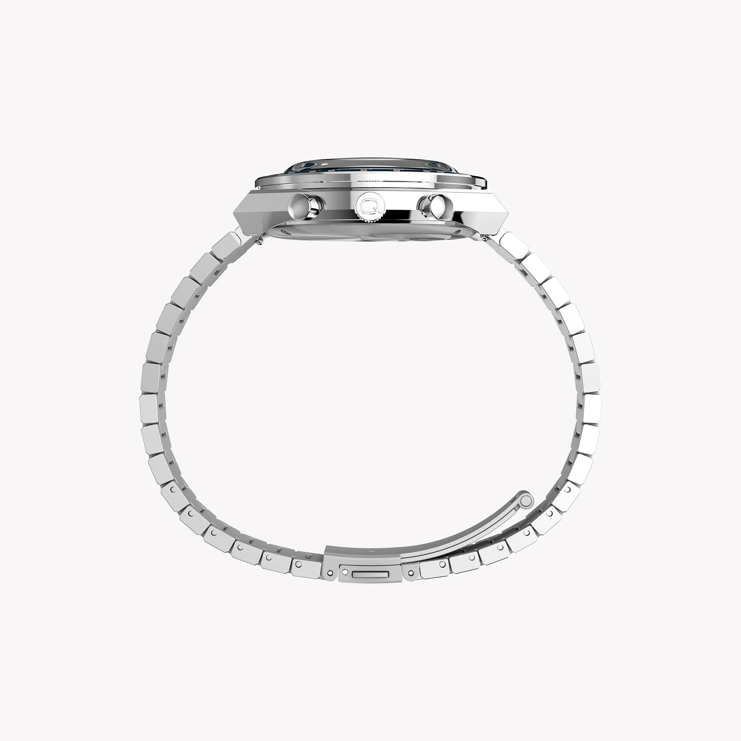 Timex Men's Stainless Steel Blue Dial Watch, Silver | TW2W51600-4