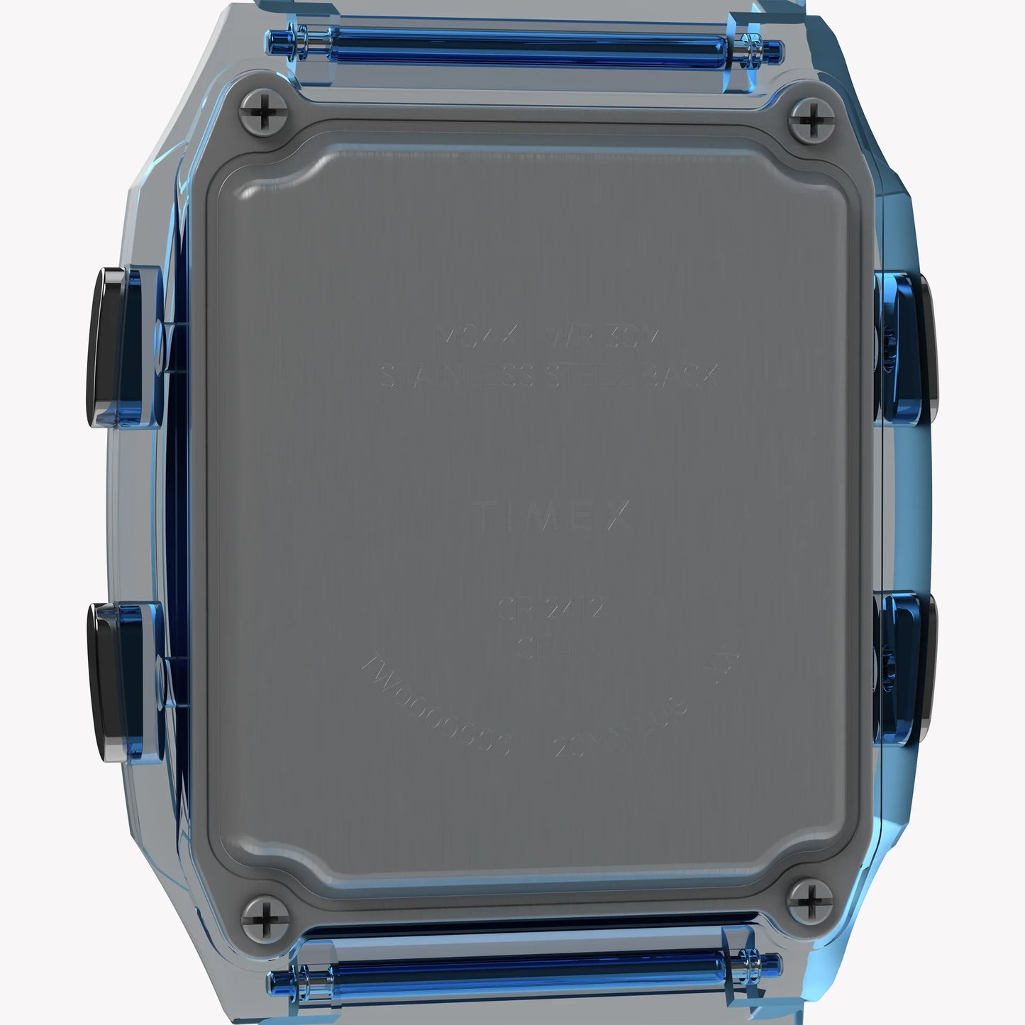 Timex Unisex Blue Resin Watch, Transparent Blue | TW2W45100-2
