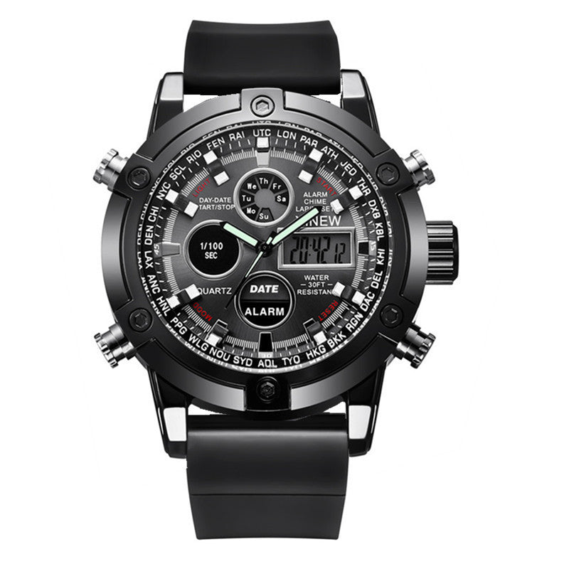 Men's Fashion Belt Multi-functional Watch