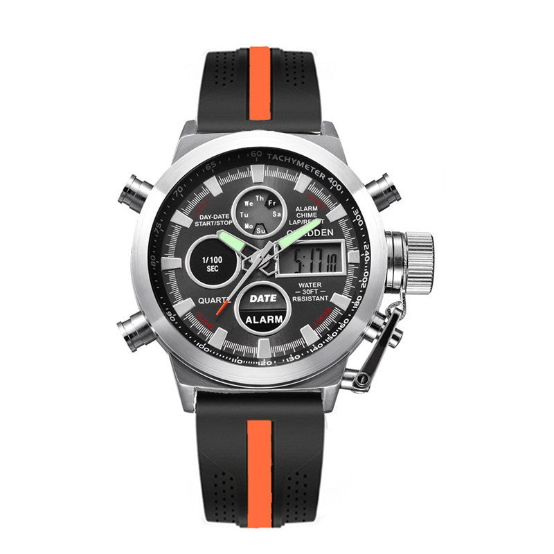 Men's Fashion Belt Multi-functional Watch