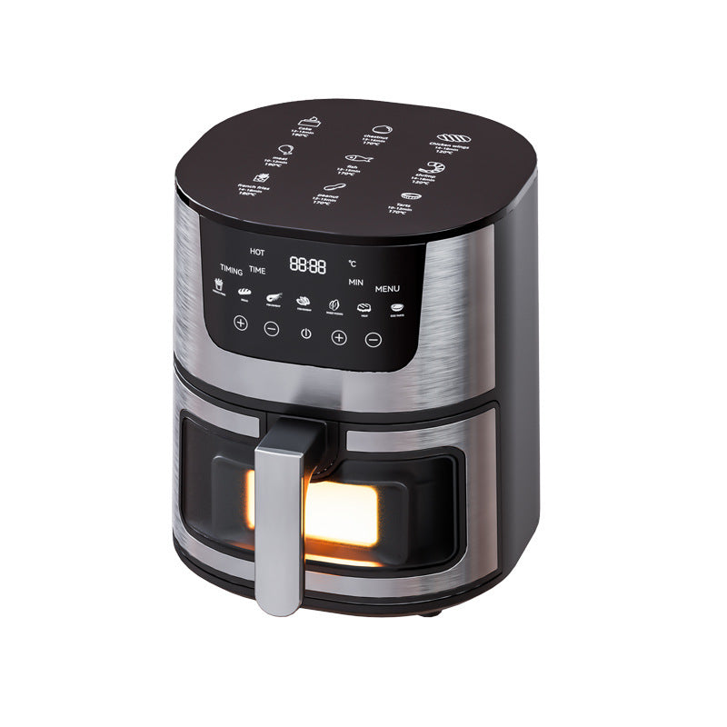 Stainless Steel Smart Visual Air Fryer Household Oven